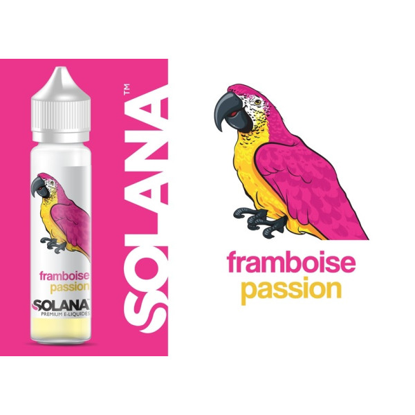 E liquide SOLANA Framboise Passion 50ml Solana