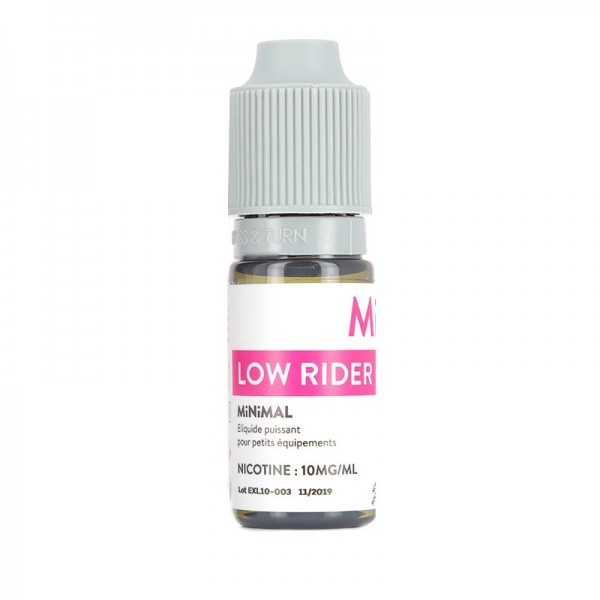 E Liquide MINIMAL Low Rider 10ml aux Sels de Nicotine Minimal