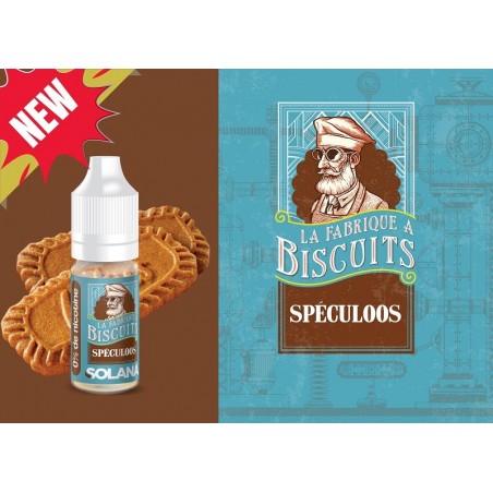 E liquide FABRIQUE A BISCUITS Spéculoos by SOLANA 10ml Solana - La Fabrique à Biscuits