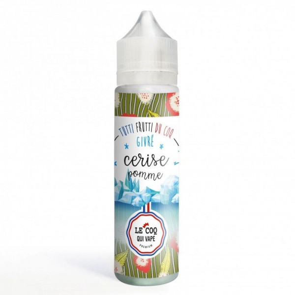 E Liquide TUTTI FRUTTI DU COQ GIVRE Cerise Pomme 50ml Le Coq qui Vape