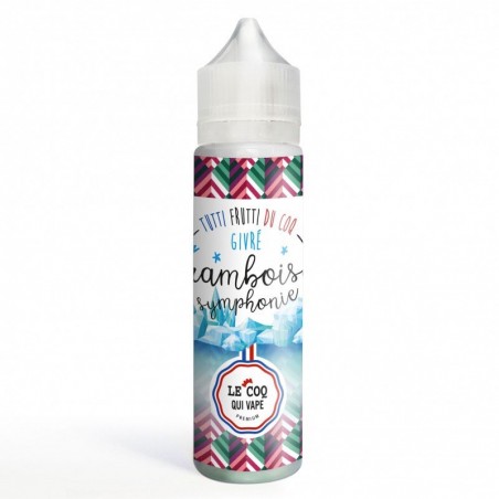 E Liquide TUTTI FRUTTI DU COQ GIVRE Framboise Symphonie 50ml Le Coq qui Vape