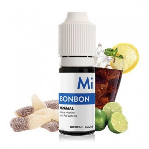 E Liquide MINIMAL Bonbon 10ml aux Sels de Nicotine Minimal