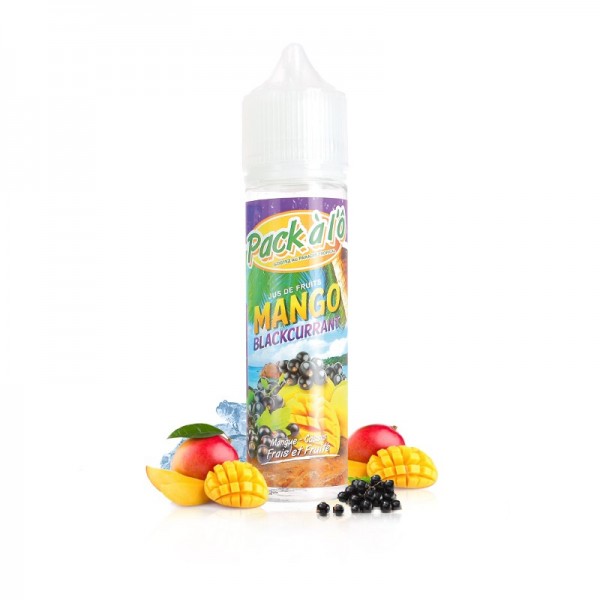 E liquide PACK A L'Ô Mango Blackcurrant 50ml Pack à l'ô