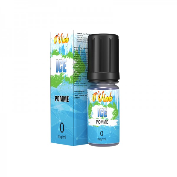 E Liquide O'JLAB Ice Pomme 10ml O'Jlab