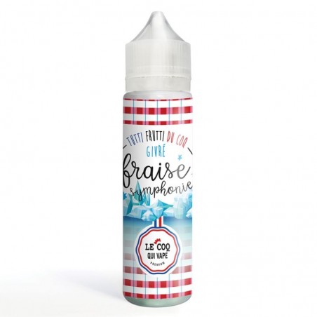 E Liquide TUTTI FRUTTI DU COQ GIVRE Fraise Symphonie 50ml Le Coq qui Vape