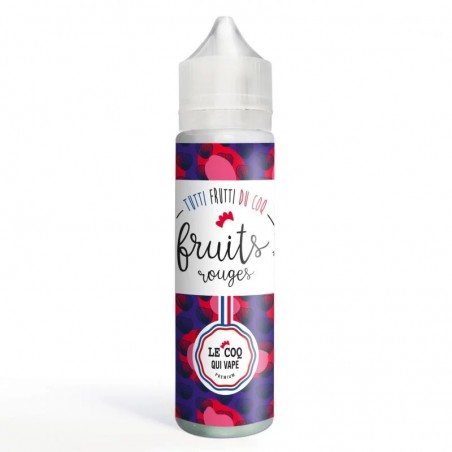 E Liquide TUTTI FRUTTI DU COQ Fruits Rouges 50ml Le Coq qui Vape