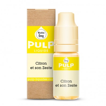 E liquide PULP Citron et son Zeste 10ml Pulp