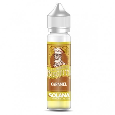 E liquide FABRIQUE A BISCUITS Caramel by SOLANA 50ml Solana - La Fabrique à Biscuits