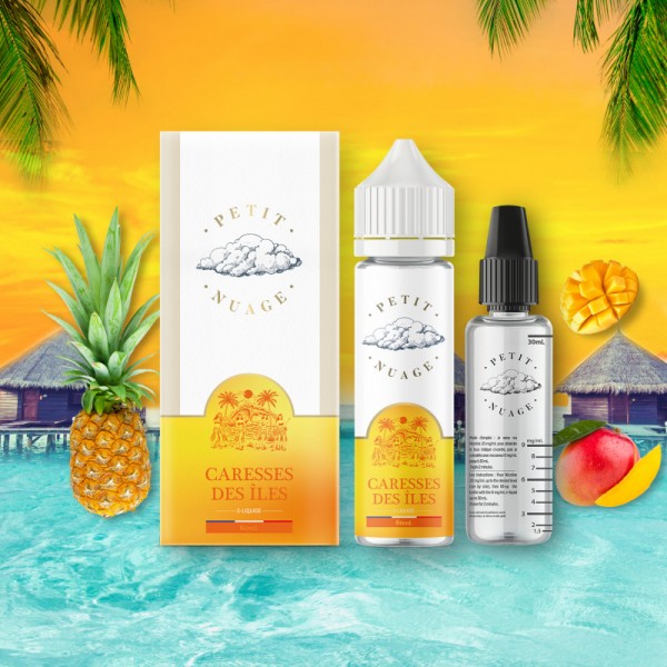 E liquide PETIT NUAGE Caresses des Iles 60ml Petit Nuage