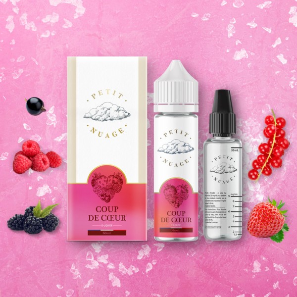 E liquide PETIT NUAGE Coup de Coeur 60ml Petit Nuage