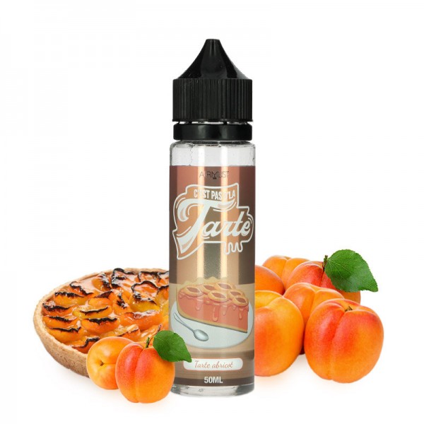 E Liquide C'EST PAS D'LA TARTE - Tarte Abricot 50ml - AIRMUST Airmust