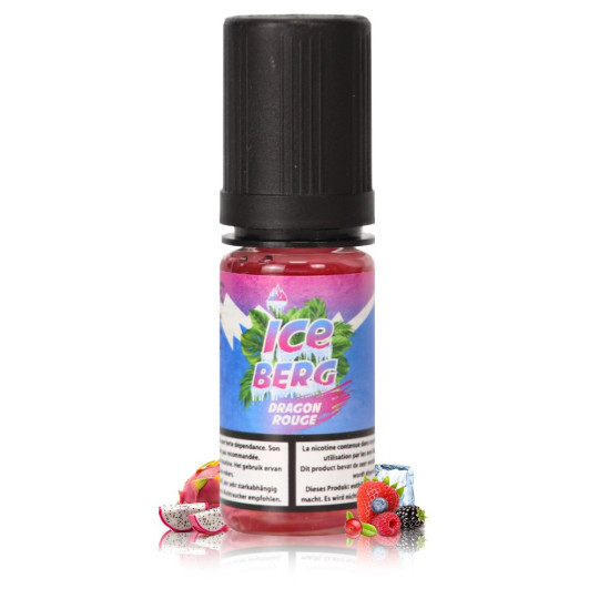 E Liquide O'JLAB ICEBERG Dragon ROUGE 10ml aux Sels de Nicotine O'Jlab