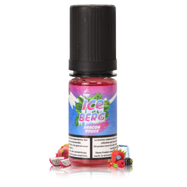 E Liquide O'JLAB ICEBERG Dragon ROUGE 10ml aux Sels de Nicotine O'Jlab