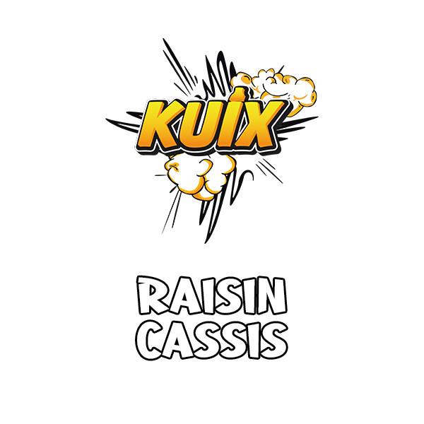 KUIX POD Raisin Cassis - Cartouche jetable 600 puffs