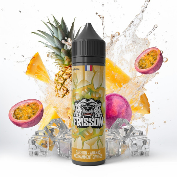 E Liquide FRISSON Passion Ananas Méchamment Givrée 50ml - By Bobble Bobble