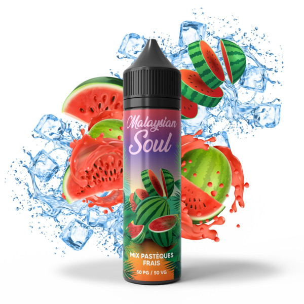 E Liquide MALAYSIAN SOUL Mix Pastèques Frais 50ml Bobble