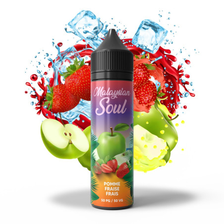 E Liquide MALAYSIAN SOUL Pomme Fraise Frais 50ml