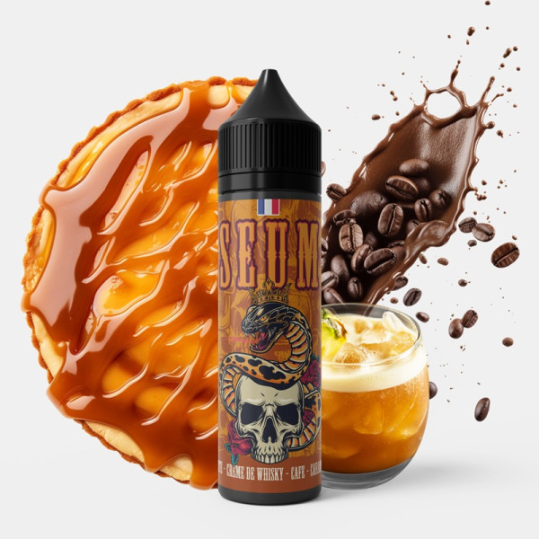 E Liquide SEUM Tarte Crème de Wisky Café Caramel By Bobble E Liquide SEUM Tarte Crème de Wisky Café Caramel By Bobble