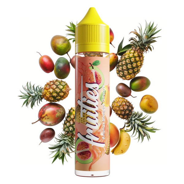 E Liquide FRUITIES Ananas Mangue Goyave 50ml - By BOBBLE Bobble