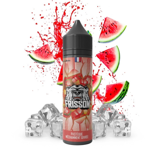 E Liquide FRISSON Pastèque Méchamment Givrée 50ml - By BOBBLE