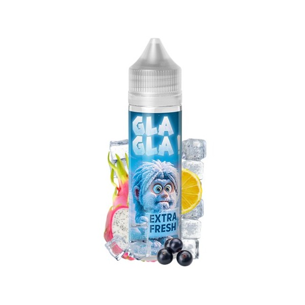 E Liquide GLAGLA EXTRA FRESH Dragon Cassis Citron 50ml - O'JLAB