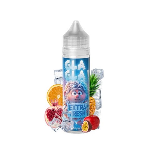 E Liquide GLAGLA! EXTRA FRESH Tutti Frutti Grenadine 50ml - O'JLAB