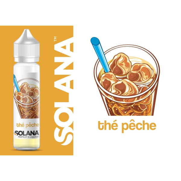 E Liquide SOLANA Thé Pêche 50ml Solana