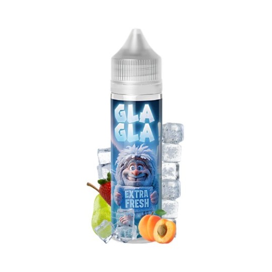 E Liquide GLAGLA! EXTRA FRESH Poire Abricot Fraise 50ml - O'JLAB