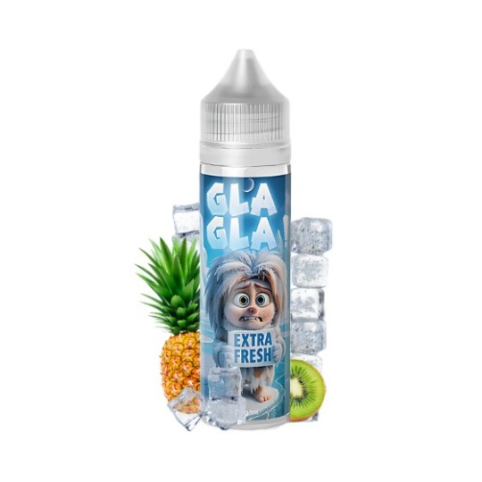 E Liquide GLAGLA! EXTRA FRESH Ananas Kiwi Jaune 50ml - O'JLAB