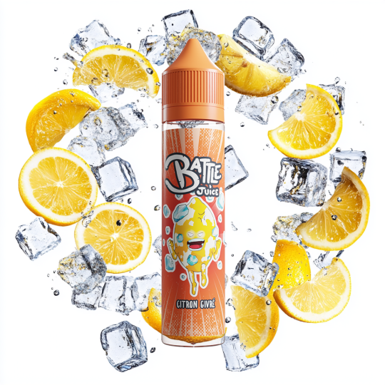 E Liquide BATTLE JUICE Citron Givrée 50ml - By BOBBLE
