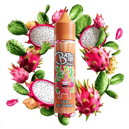 E Liquide BATTLE JUICE Cactus Fruit du Dragon 50ml - By BOBBLE