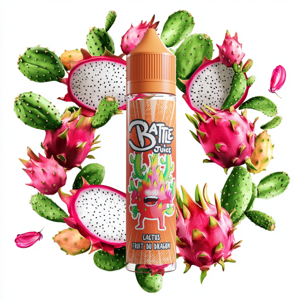 E Liquide BATTLE JUICE Cactus Fruit du Dragon 50ml - By BOBBLE