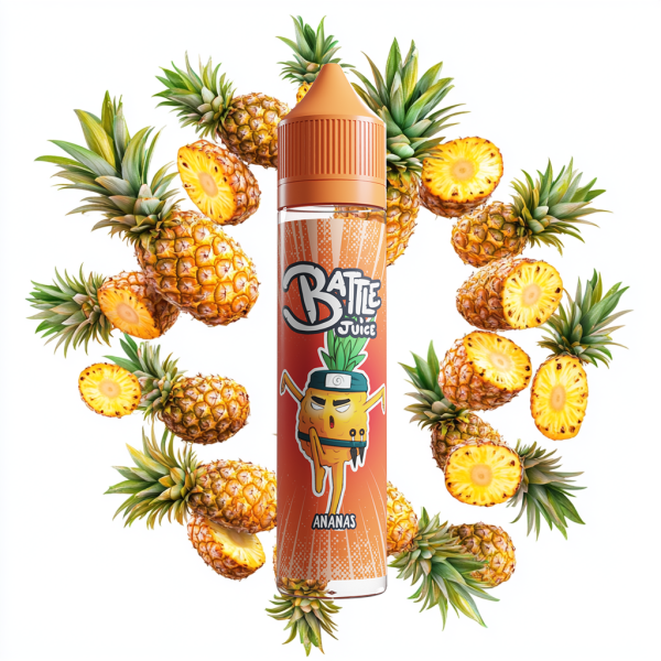 E Liquide BATTLE JUICE Ananas 50ml - By BOBBLE