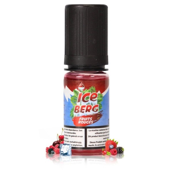 E-liquide ICEBERG Fruits Rouges 10ml - O'JLAB | Sels de nicotine
