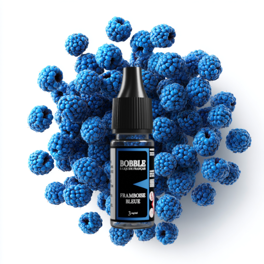 E Liquide Framboise Bleue 10ml - By BOBBLE