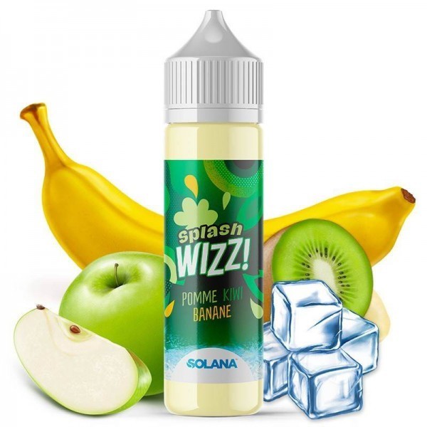 E liquide SPLASH Wizz Pomme Kiwi et Banane by SOLANA 50ml Solana