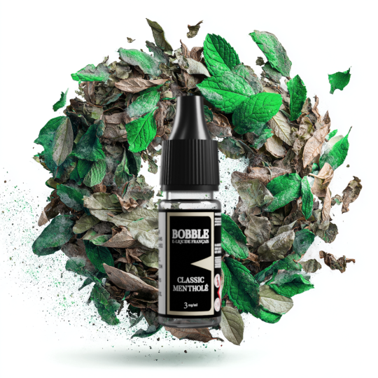 E Liquide Classic Mentholé 10ml - By BOBBLE