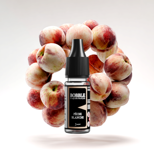 E Liquide Pêche Blanche 10ml - By BOBBLE