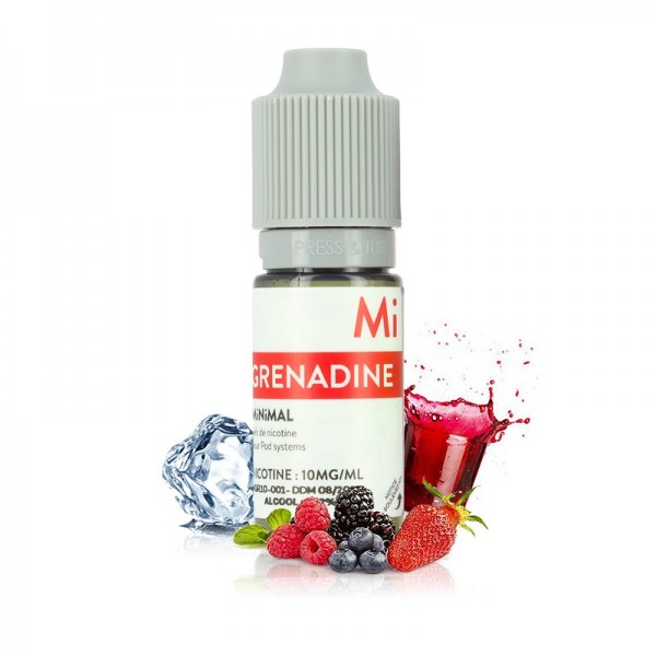 E Liquide MINIMAL Grenadine 10ml aux Sels de Nicotine Minimal