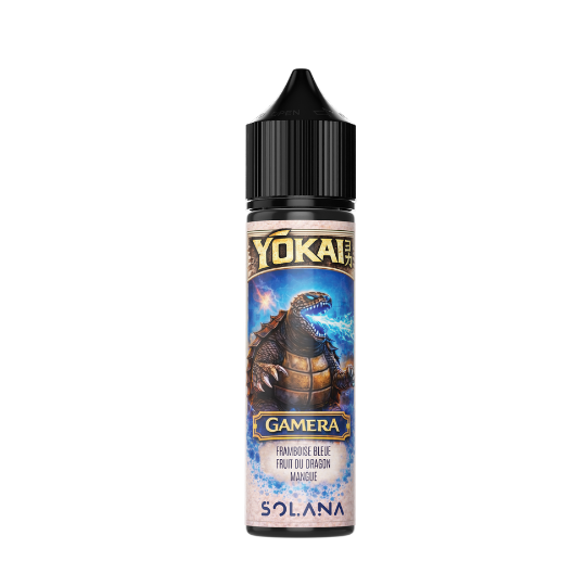 E-liquide Gamera 50ml Yokaï par Solana | Framboise Bleue, Mangue & Dragon