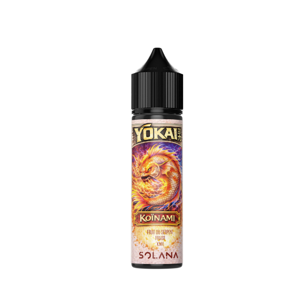 E-liquide Koïnami 50ml Yokaï par Solana | Fruit du Serpent, Fraise & Kiwi