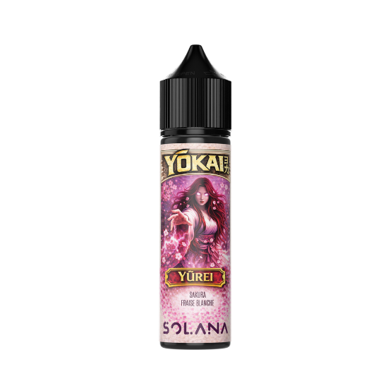 E-liquide Yurei 50ml Yokaï par Solana | Sakura & Fraise Blanche