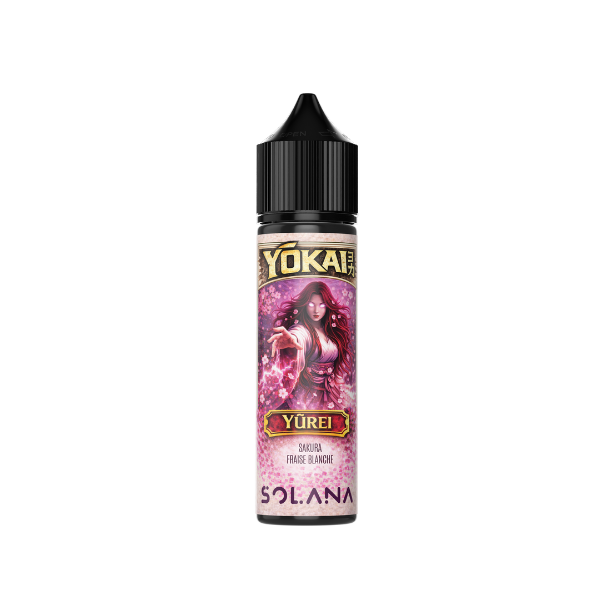 E-liquide Yurei 50ml Yokaï par Solana | Sakura & Fraise Blanche