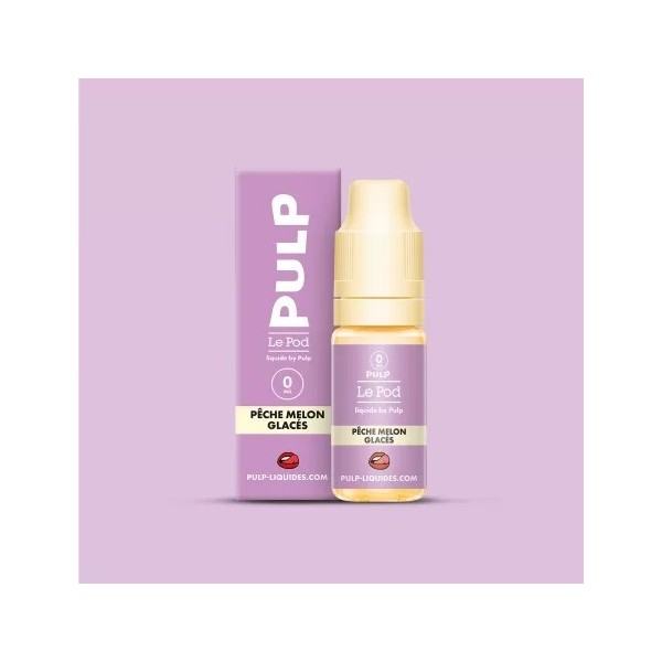 E liquide Le Pod Liquide Pêche Melon Glacés 10ml - PULP