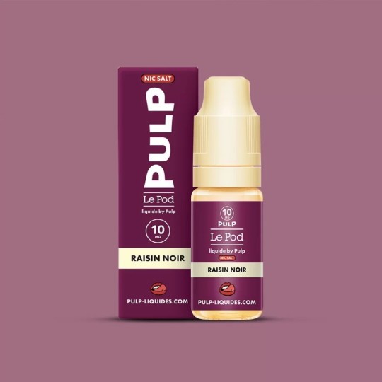 E-liquide Raisin Noir 10ml Le Pod Liquide PULP | Sels de Nicotine