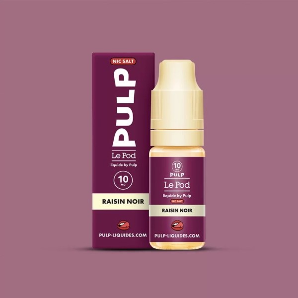 E-liquide Raisin Noir 10ml Le Pod Liquide PULP | Sels de Nicotine