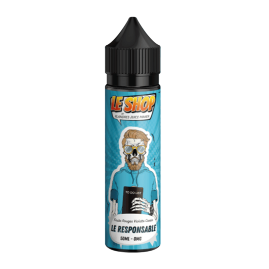 E Liquide Le Responsable 50ml - LE SHOP