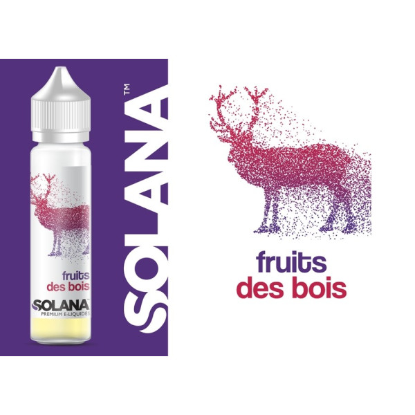 E liquide SOLANA Fruits des bois 50ml Solana