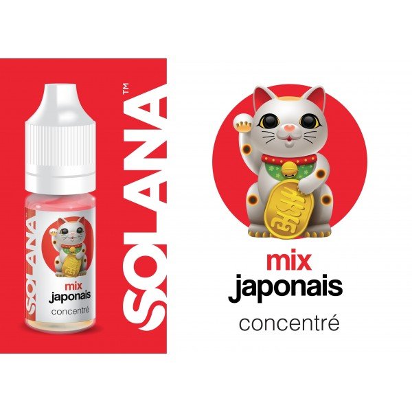 Concentré SOLANA Mix Japonais 10 ml Solana