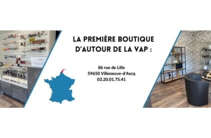 Autour de la Vap : sa première boutique ouverte en 2021